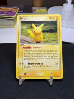 2005 Pokemon Ditto - (Pikachu) 063/113 Delta Species Regular - Image 1