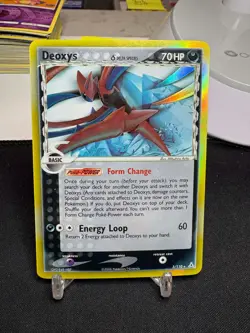 2006 Pokemon Deoxys (Delta Species - Attack Forme) 3/110 Holon Phantoms Holo - Image 1