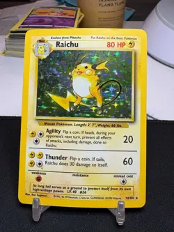 1999 Pokemon Base Set Raichu 14/102 Holo - Image 1