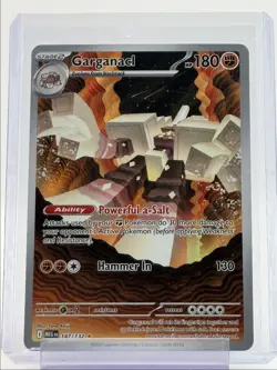 GARGANACL 2025 POKEMON MEGA EVOLUTION ILLUSTRATION RARE B 147/132 Q4059 - Image 1