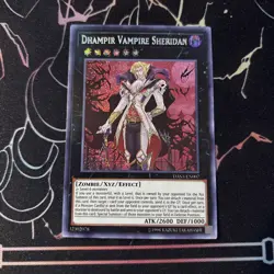Dhampir Vampire Sheridan - DASA-EN007 - Near Mint NM - Secret Rare - Unlimited - Image 1