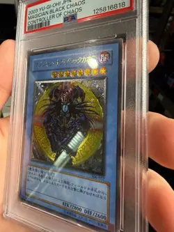 2003 Yu-Gi-Oh! Magician of Black Chaos 306-057 Ultimate Rare Japanese PSA 9 - Image 3
