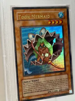Yu-Gi-Oh Toon Mermaid MRL-072 Ultra Rare VTG PSA 9 Unlimited Mint - Image 2