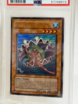 Yu-Gi-Oh Toon Mermaid MRL-072 Ultra Rare VTG PSA 9 Unlimited Mint - Image 3
