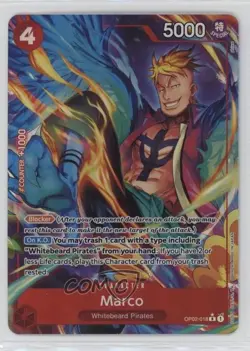 2024 One Piece Card Game: Premium PRB-01 The Best Marco (Alt Art) #OP02-018 - Image 1