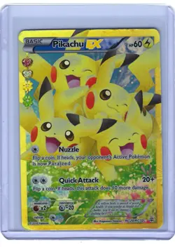 Pikachu EX(Full Art) RC29-32 Generations: Radiant Collection Holo Ultra Rare - Image 1