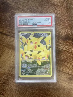 PSA 8 Pikachu (Full Art) RC29-32 Generations: Radiant Collection Holo - Image 1