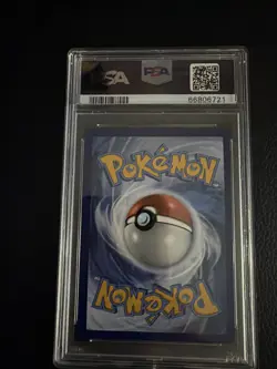 2021 POKEMON SM BLACK STAR PROMO #SM247 FULL ART/RESHIRAM & CHARIZARD GX PSA 8 - Image 2