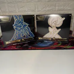 Pokemon Center Elite Trainer Box Mega Evolution Lucario & Gardevoir ETB Sealed - Image 1