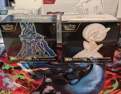 Pokemon Center Mega Evolution Gardevoir & Lucario ETB Elite Trainer Box Sealed - Image 1