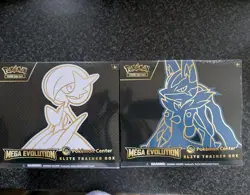 Pokemon Center Mega Evolution Gardevoir & Lucario ETB Elite Trainer Box Sealed - Image 1