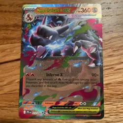 Pokemon TCG Mega Charizard X ex - Double Rare ME02: Phantasmal Flames 013/094 NM - Image 1