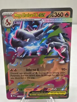 Pokemon TCG Mega Charizard X ex - Double Rare ME02: Phantasmal Flames 013/094 NM - Image 1