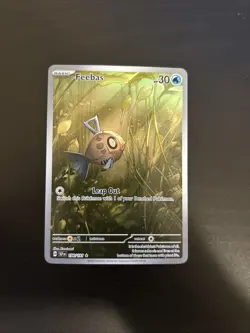 Feebas 198/191 Illustration Rare 2024 Surging Sparks Pokemon Card NM - Image 3