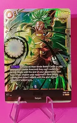 FB08-122 SCR Broly Dragon Ball Z Super Card Game - Image 1