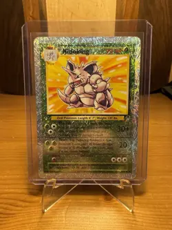 Pokemon TCG Legendary Collection 2002 Nidoking Reverse Holo Rare Card 31/110 - Image 2