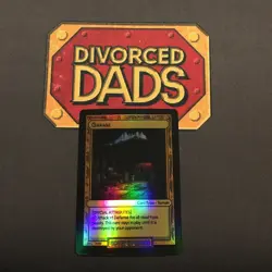 Divorced Dads Court of Chaos Garage - Terrain Card HOLO V1 MISPRINT - Image 1