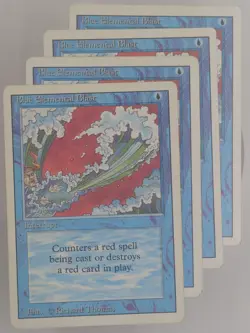 4x Blue Elemental Blast Revised LP+ Small Seller 💌 Fast Free Shipping! - Image 1