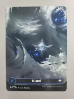 MTG Island Edge of Eternities Borderless Land - Image 1