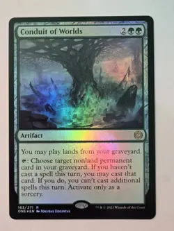 MTG Conduit of Worlds Phyrexia: All Will Be One 163/271 Foil Rare - Image 2