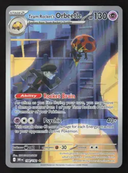 Team Rocket's Orbeetle - Illustration Rare Holo DRI 198/182 NM Pokemon TCG - Image 1