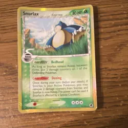 Pokemon Snorlax Delta Species 80 HP EX Dragon Frontiers 10/101 Rare Reverse Holo - Image 1