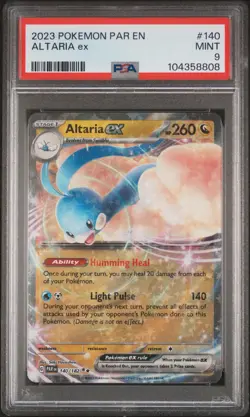 2023 POKEMON PAR EN-PARADOX RIFT #140 ALTARIA EX PSA 9 - Image 1
