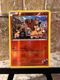 Pokemon TCG ~ Team Magma's Numel Reverse Holo [XY: Double Crisis 1/34] NIM - Image 1