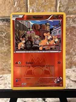 Pokemon TCG ~ Team Magma's Numel Reverse Holo [XY: Double Crisis 1/34] NIM - Image 2