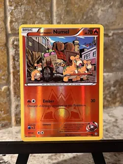 Pokemon TCG ~ Team Magma's Numel Reverse Holo [XY: Double Crisis 1/34] NIM - Image 5