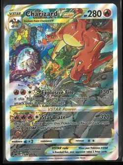 2022 Pokemon Sword & Shield Promo Charizard VSTAR SWSH262 - Image 1