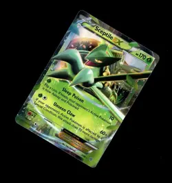 2015 Pokemon SCEPTILE EX FULL ART HOLO 7/98 RARE! PLAY Ancient Origins - Image 1