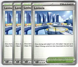 Levincia 150/159 Uncommon Playset 4x Journey Together Pokemon TCG Mint NM - Image 1