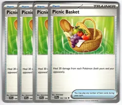 Picnic Basket 184/198 Uncommon Playset 4X Scarlet & Violet Pokemon TCG Mint NM - Image 1