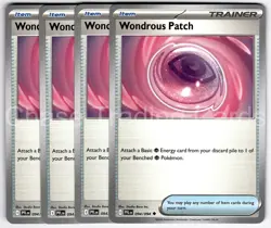 Wondrous Patch 094/094 Uncommon Playset 4x Phantasmal Flames Pokemon TCG Mint NM - Image 1