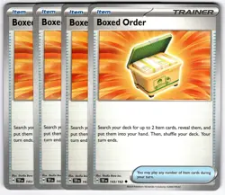 Boxed Order 143/162 Uncommon Playset 4X Temporal Forces Pokemon TCG Mint NM - Image 1
