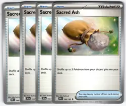 Sacred Ash 168/182 Uncommon Playset 4x Destined Rivals Pokemon TCG Mint NM - Image 1