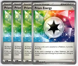 Prism Energy 086/086 Uncommon Playset 4x Black Bolt Pokemon TCG Mint NM - Image 1