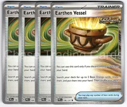 Earthen Vessel 106/131 Uncommon Playset 4X Prismatic Evolutions Pokemon TCG - Image 1