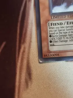 YuGiOh - Gorz The Emissary Of Darkness RP02-EN000 Secret Rare Limited Ed Played - Image 3
