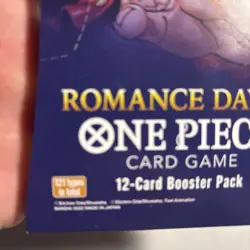 ONE PIECE OP-01 ROMANCE DAWN PRE-ERRATA SLEEVED PACK FACTORY SEALED - Image 5