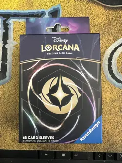 Disney OFFICIAL Lorcana 65 ct. sleeves - card back design - Image 1