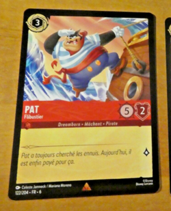 LORCANA TRADING CARD GAME DISNEY CHAPITRE 6 CARTE Pat 122/204 RARE FR MINT - Image 1