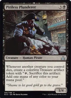 Pitiless Plunderer RIX 81 Normal English NM - MTG - Image 1