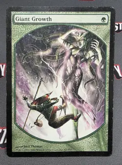 MTG Set of 4 Giant Growth- DAMAGED -Player Rewards Promo Magic Cards # 4 - Image 4