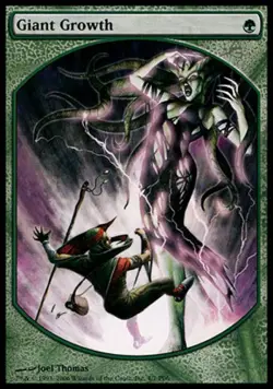 1 x Giant Growth - Textless Player Rewards - Unique & Misc. Promos - Moderate Pl - Image 1