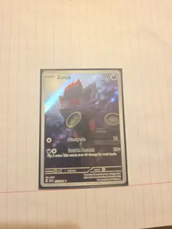 Zorua Illustration Rare Holo IR Pokemon TCG SV Shrouded Fable 075/064 - Image 1