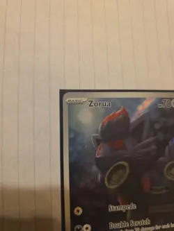 Zorua Illustration Rare Holo IR Pokemon TCG SV Shrouded Fable 075/064 - Image 2