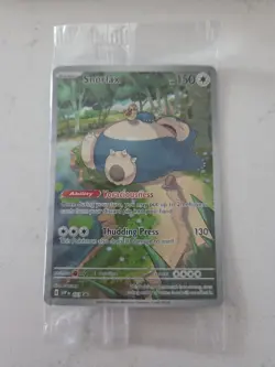 Snorlax SVP EN 051 Black Star Promo Scarlet & Violet Pokemon 151 Card - Sealed - Image 1