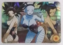 Vados + Kefla + Kale DRAGON BALL Silver Anime ACG Waifu Holo Card - Image 1